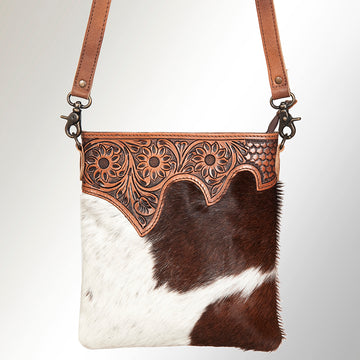 American Darling Crossbody Hair On Genuine Leather Women Bag Western Handbag Purse